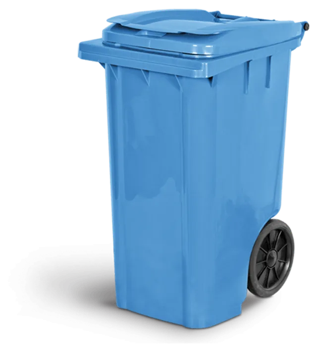 Sparkling clean wheelie bin